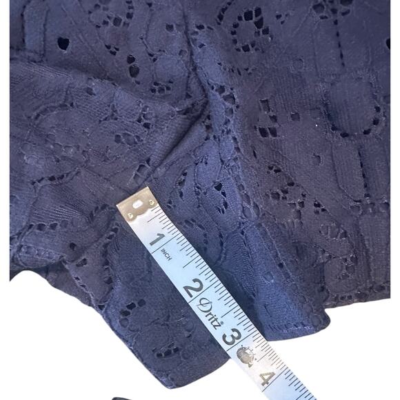 Lilly Pulitzer Navy Blue Sleeveless Resort Vacation Celyn Lace Romper Size 4 - Picture 10 of 12